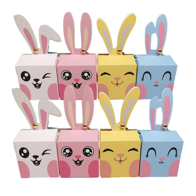 Event Party Box - 12/24 Buah Kotak Permen Kelinci Kartun