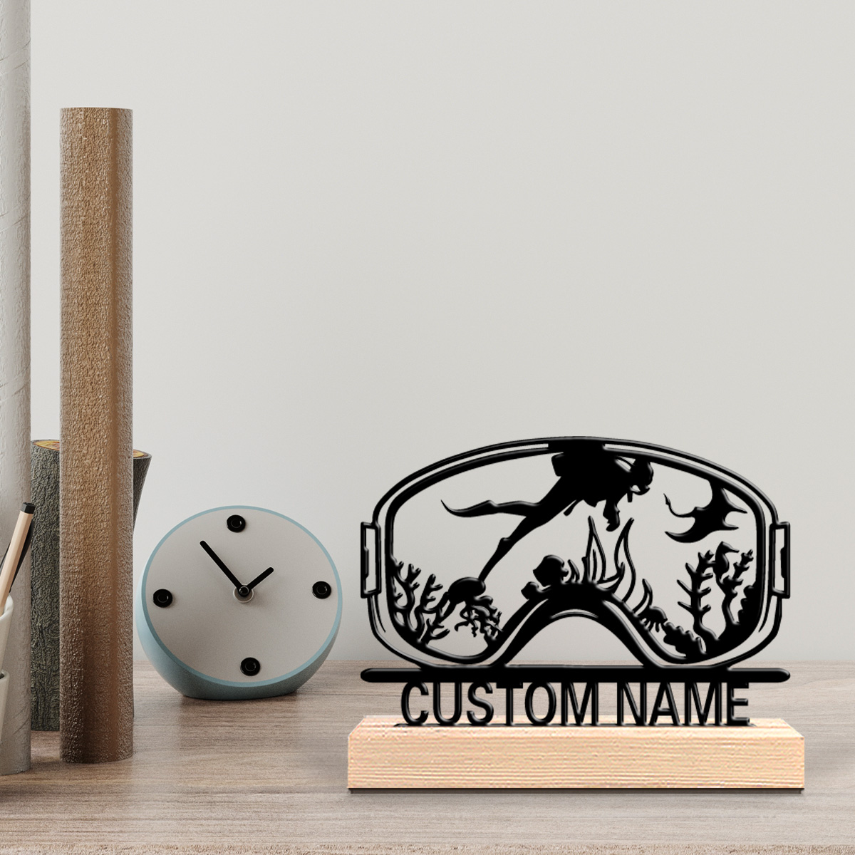 Eve Party - 1pc Dekorasi Dinding Kayu Custom Lucu