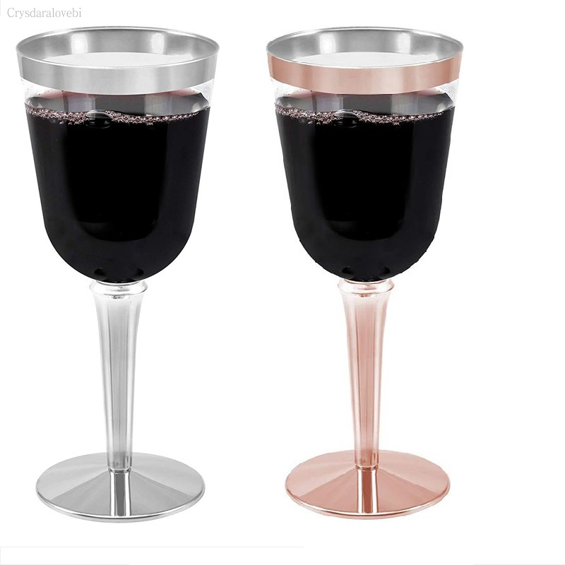 Plastic Cup 50Pcs - 25 buah-50 buah plastik keras bening