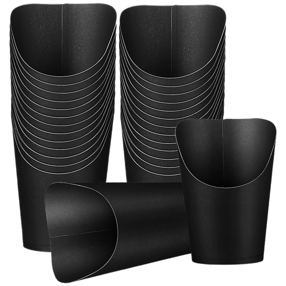 Plastic Cup 50Pcs - 50Pcs Wadah Makanan Ringan Sekali Pakai