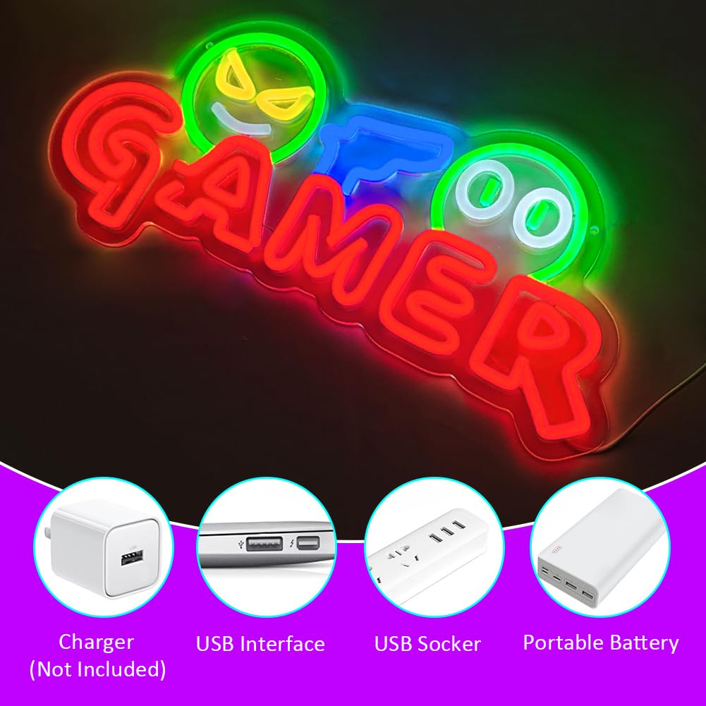 Lampu Dinding LED Neon Sign Ga - Neon Sign Party ulasan dan harga