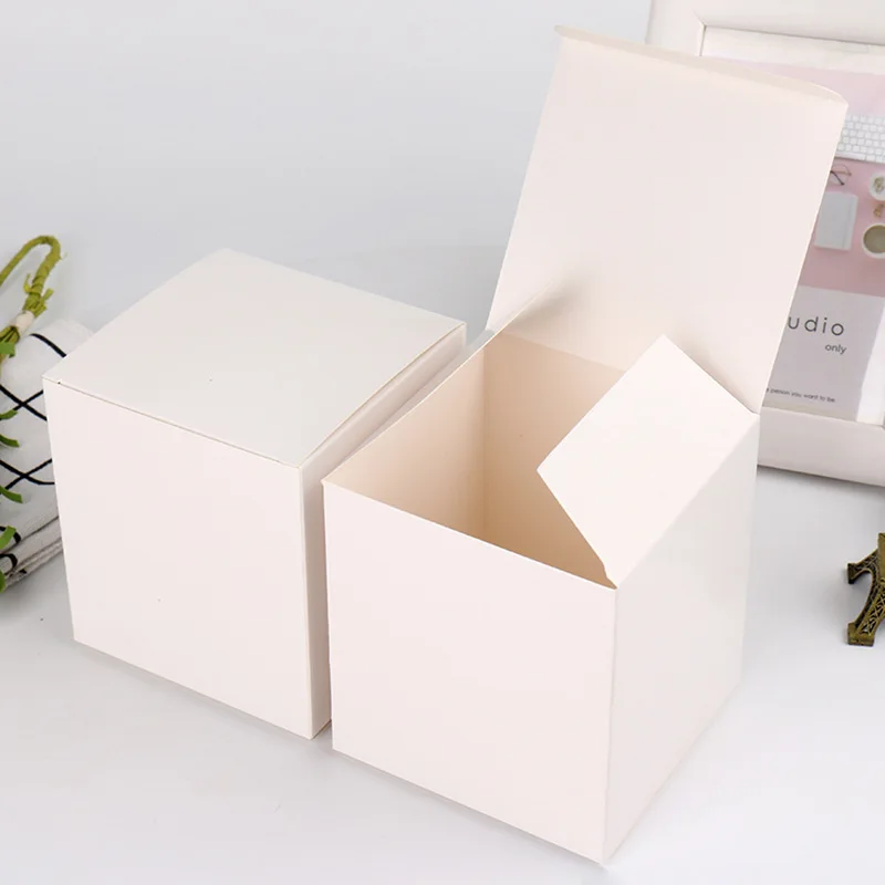 100 Buah/Lot Kertas Kraft Puti - Event Party Box ulasan dan harga