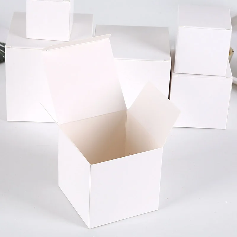 100 Buah/Lot Kertas Kraft Puti - Event Party Box ulasan dan harga