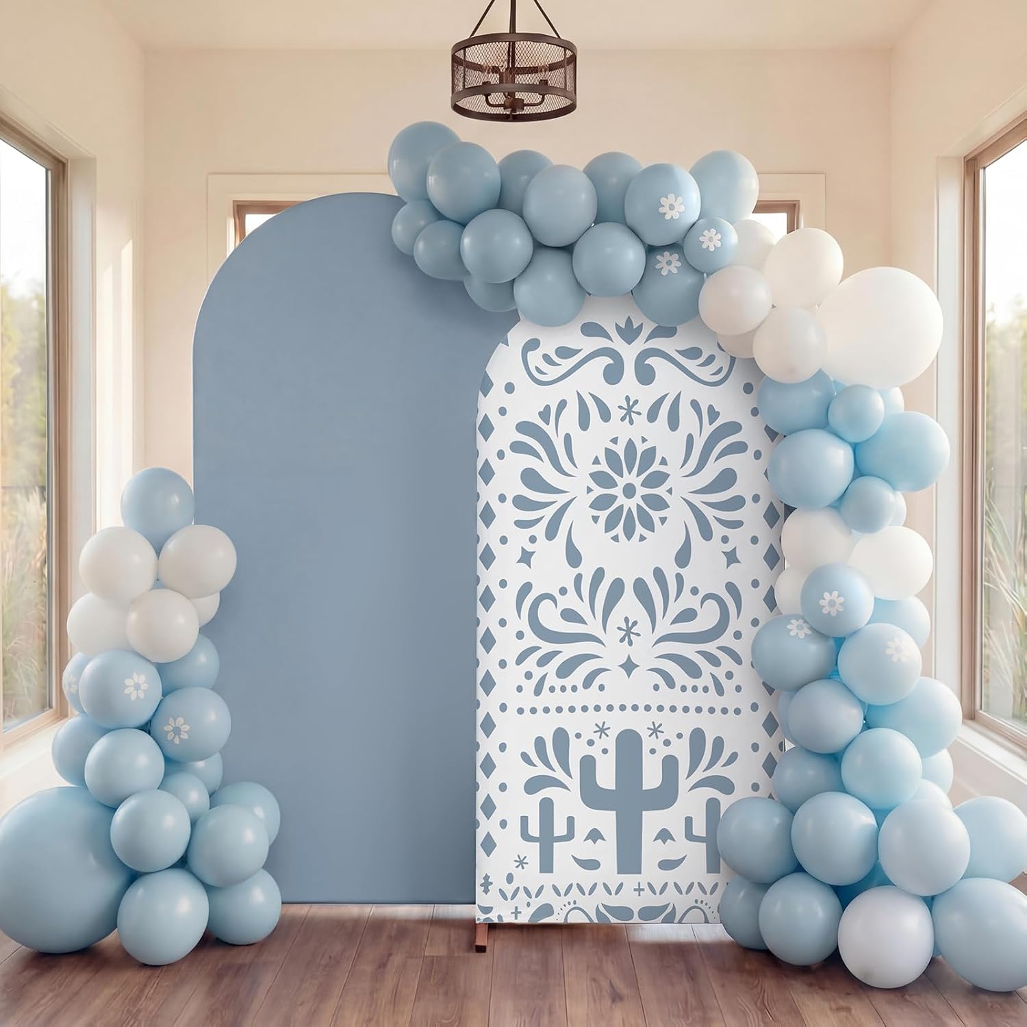 Backdrop Kustom 2 Sisi Motif L - Dessert Table Backdrop ulasan dan harga