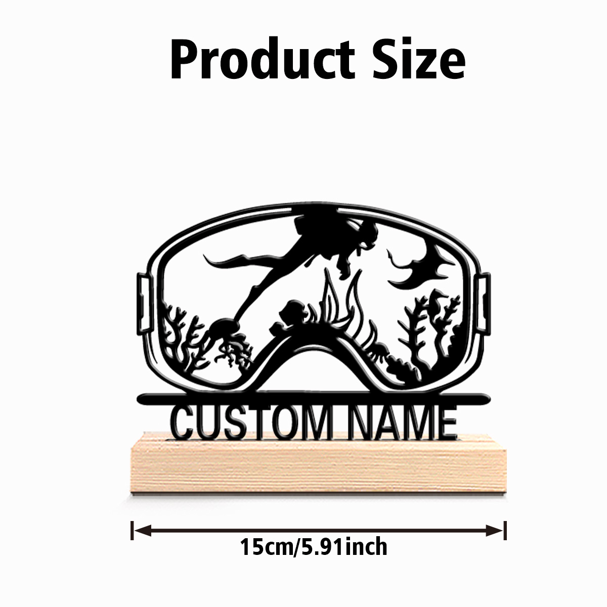 1pc Dekorasi Dinding Kayu Cust - Eve Party ulasan dan harga
