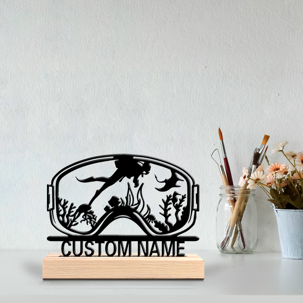 1pc Dekorasi Dinding Kayu Cust - Eve Party ulasan dan harga