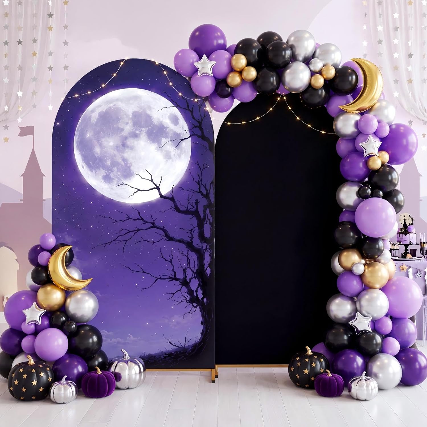 Backdrop Pesta Keluarga Hallow - Dessert Table Backdrop ulasan dan harga