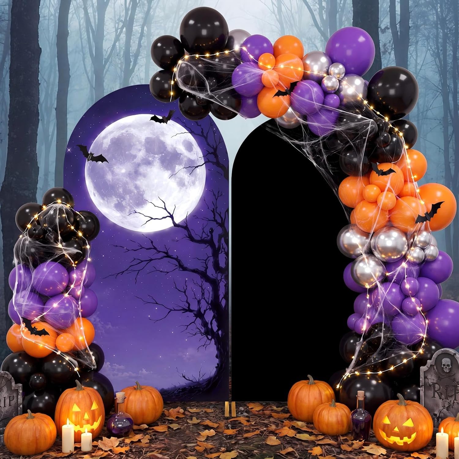 Backdrop Pesta Keluarga Hallow - Dessert Table Backdrop ulasan dan harga