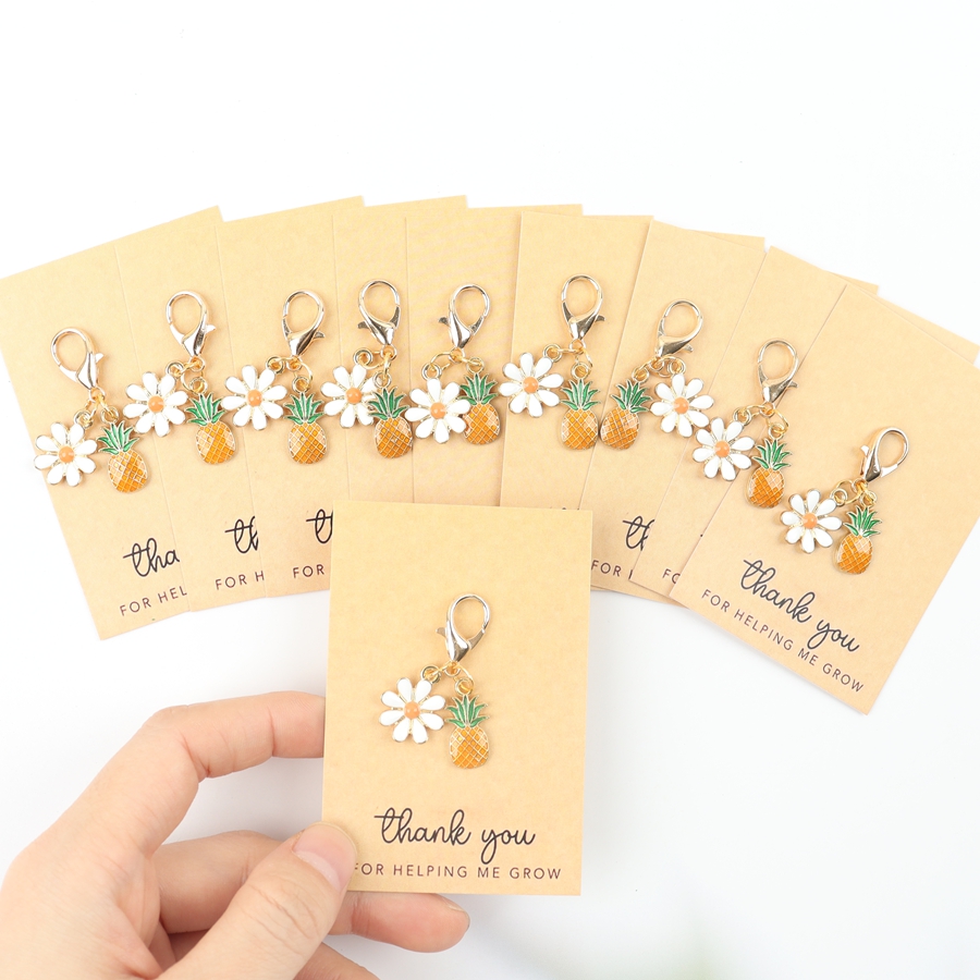 10 Gantungan Kunci Nanas Mini, - Event Party ulasan dan harga