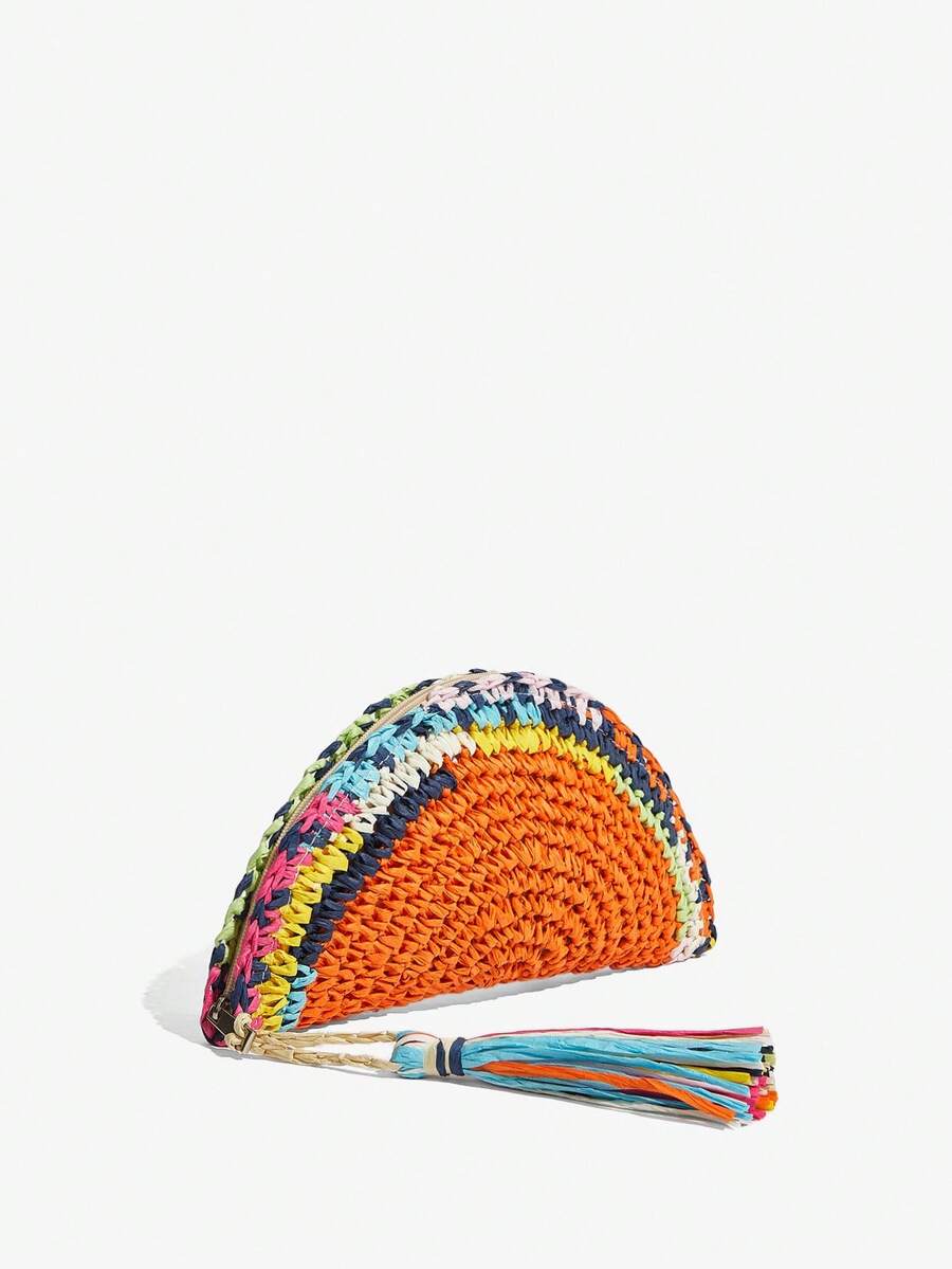 Tas Tangan Wanita, Tas Jerami, - Paper Straw Color ulasan dan harga