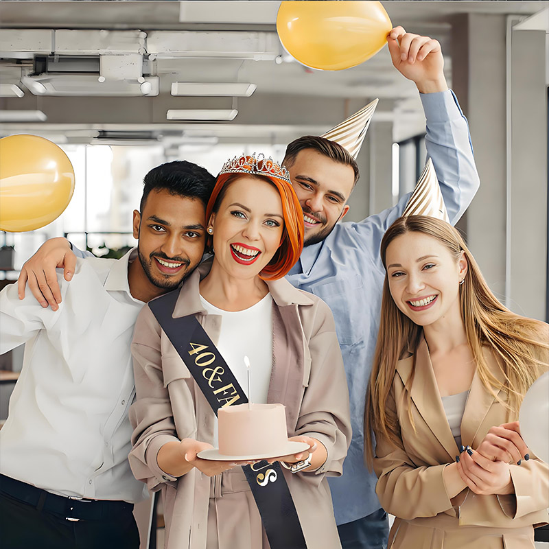 Dekorasi Ulang Tahun ke-30-50  - Birthday Sash Glitter ulasan dan harga