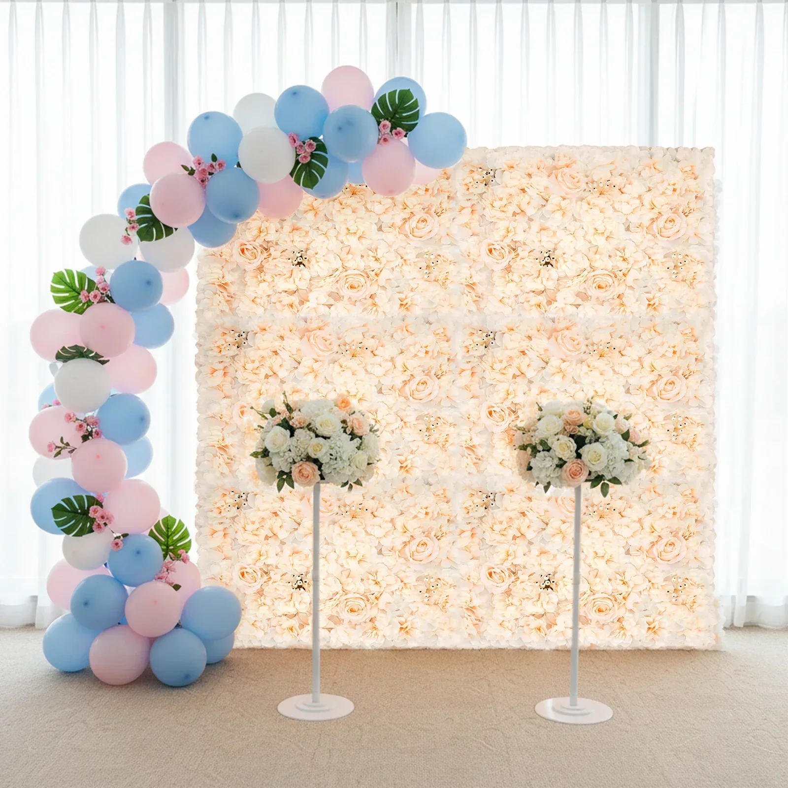 6 Buah Panel Dinding Bunga Bua - Flower Wall Panel ulasan dan harga