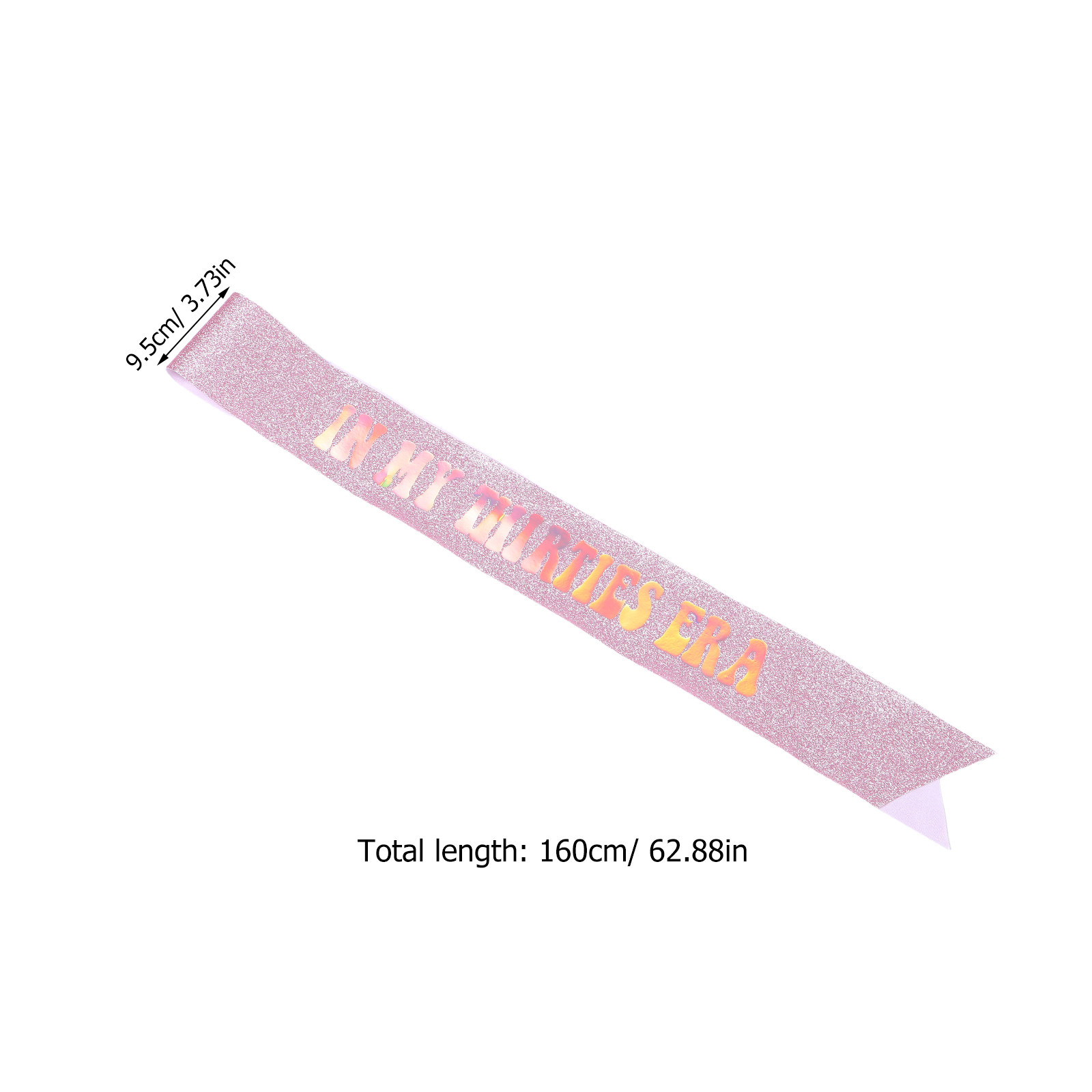 Selempang Ulang Tahun Era Tiga - Birthday Sash Glitter ulasan dan harga